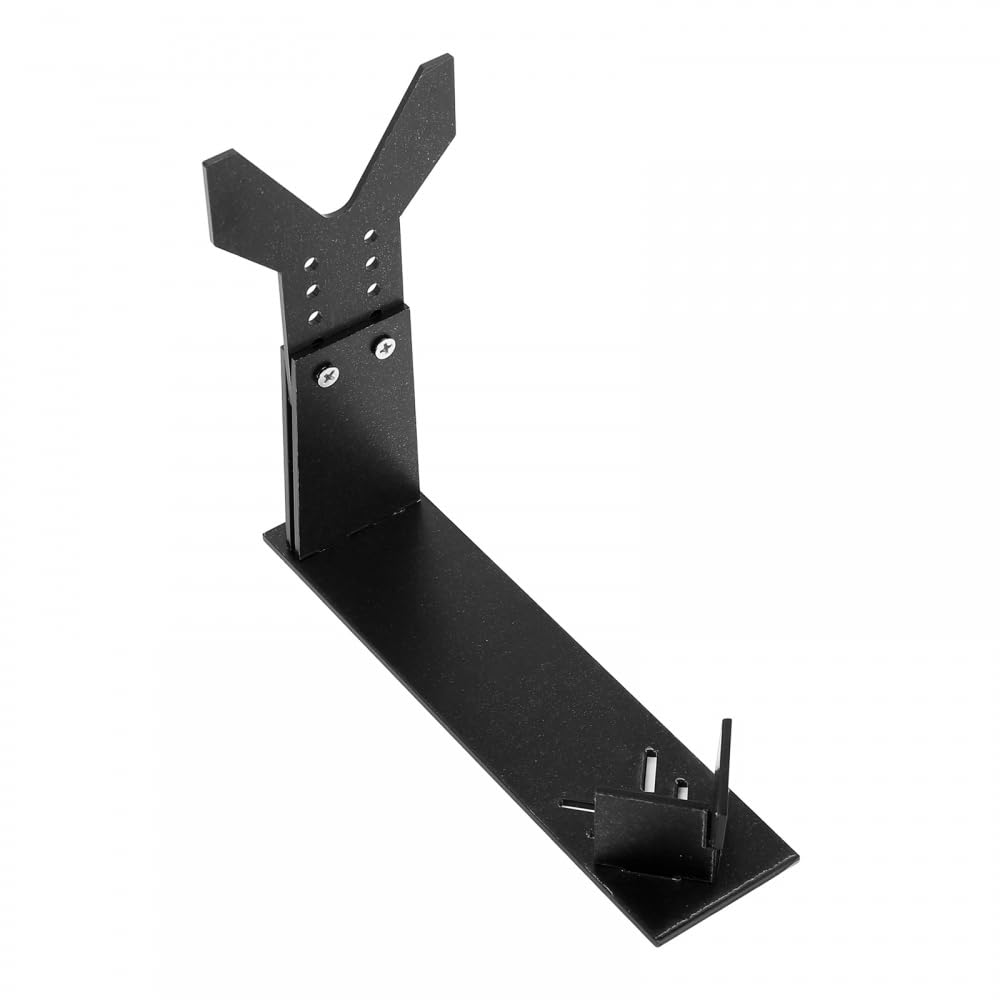 MiOYOOW Acrylic Pistol Stand, Handgun Holder 5 Height Adjustable Gun Rack for Small Handguns Pistols?Black?