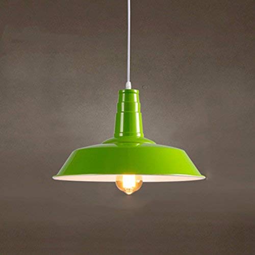 Plafonnier lustre lumière café vert GZZ 46cm pour salon chambre