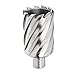 EUROBOOR Annular Cutter - 2-1/8" Diameter HSS Cutter & Pin with 2" Cut Depth & Universal Nitto/Weldon Shank - HCLU.2-1/8