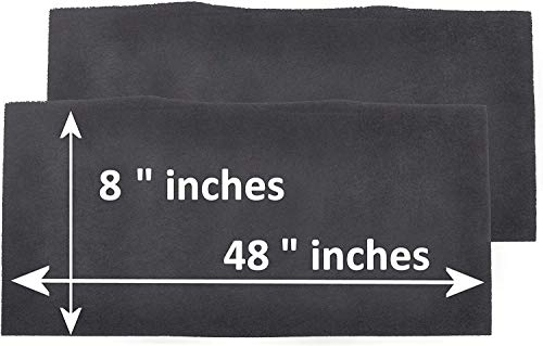 Breathe Naturally Universal 8X48 Cut-To-Fit Activated Carbon Filter (1 Pack) Charcoal Air Filter Sheet For Air Purifiers #TOP1