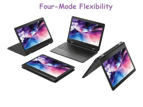 Image of Lenovo 300E Chromebook Gen 2 Touchscreen Laptop (Renewed) | 11.6'' 2-in-1 Notebook for Student Education, 4GB RAM, 32GB SSD, Celeron N4020(1.1GHz-2.8GHz), Japanese Keyboard, Chrome OS