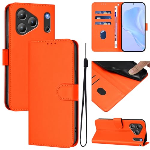 �X�}�z�P�[�X �Ή��@�� for Blackview Wave 7C �X�}�z�P�[�X�y�J�[�h�z���_�[�E�E�H���b�g�E�}�O�l�b�g�o�b�N���E�t���b�v�E�X�^���h�@�\�t���zOrange