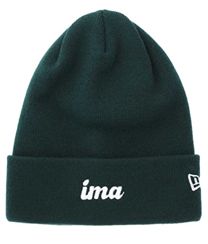 アムズデザイン(Ima) ima-New Era Basic Knit Cap [cream logo] #W-KC003 MOSS