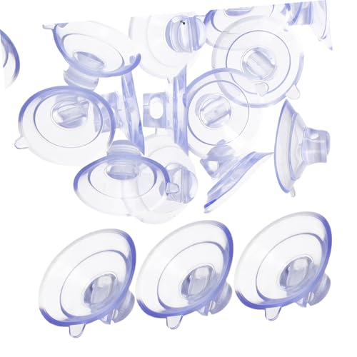 MUCKLILY Fairy Light Suction Cup Hooks 30 Pack Black Suction Cup Holders for Window Cable Management Christmas Decor Quick Install Silicone