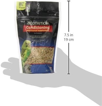 Ecotrition Conditioning Nutritional Supplement For Parakeets, 8-Ounce