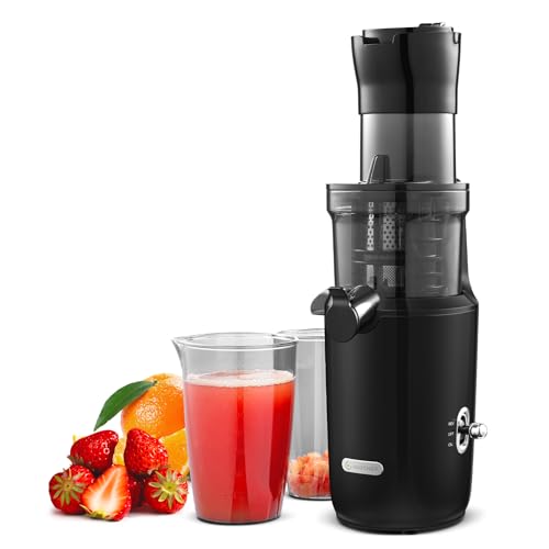 AMZCHEF 200W Licuadora Para Verduras y Frutas Enteras - Extractor De Zumos y Verdura - Licuadora...