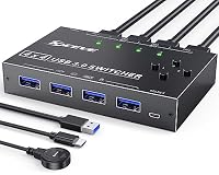 MLEEDA – USB 3.0 Switch 4 PC,MLEEDA USB Switch 4 In 4 Out,USB KVM Ums