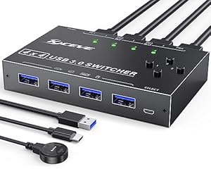 MLEEDA USB 3.0 Switch 4 PC