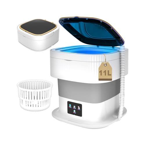 Exrp Foldable Mini Washer and Dryer Washer Machine,Cleaning ...