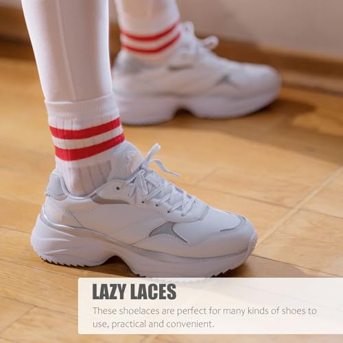 Lacets élastiques sans nœuds Gatuida | Solution anti-chute et enfilage rapide - 4
