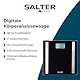 Salter Intelligente Waage – 180 kg, 17 Körpermetriken, Salter Health App, Körperfett/Wasser, Muskel- / Knochenmasse, BMI und BMR, 8 Benutzerspeicher, hintergrundbeleuchtetes Display, SA00656FEU6