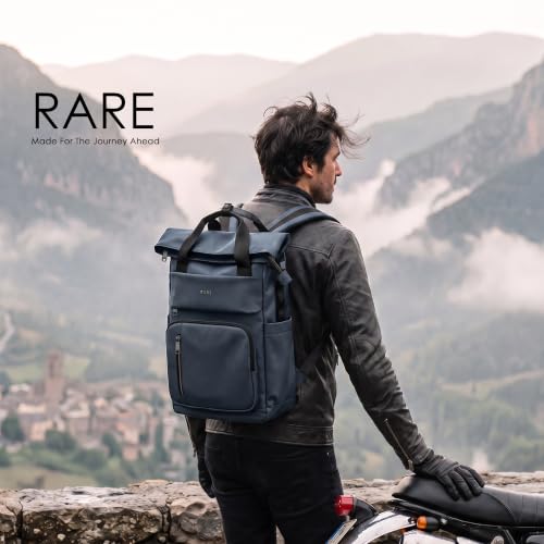 RARE RABBIT Gallardo 35L Black Backpack Blue - Image 8