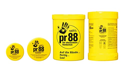 Ursula Rath pr 88 abwaschbarer Handschutz Öl Fett Schmierstoff Lack Silikon Werkstatt Hände sauber (100ml / 1x)
