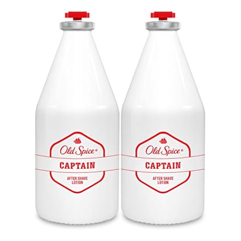 Old Spice Captain Aftershave Loción x 2, 100 ml Cover