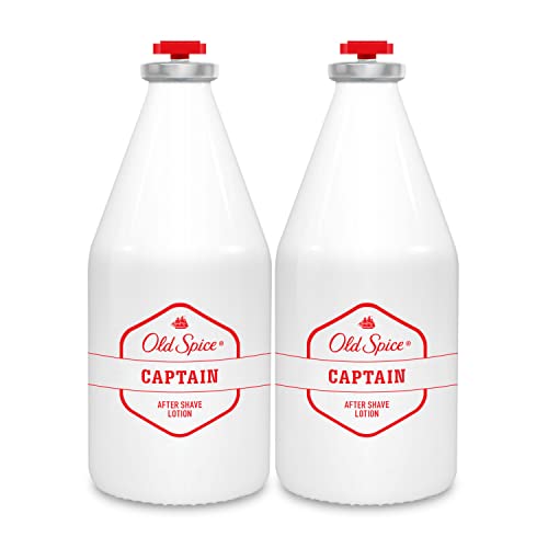 Old Spice Captain Loción Aftershave, PACK x 2, 100 ml