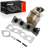 A-Premium Front Exhaust Manifold Catalytic Converter Kit Direct-Fit Compatible with Hyundai Santa Fe Sport...