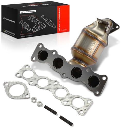 A-Premium Front Exhaust Manifold Catalytic Converter Kit Direct-Fit Compatible with Hyundai Santa Fe Sport 2017-2018 2.4L, EPA Compliant, Replace# 285102GCA0