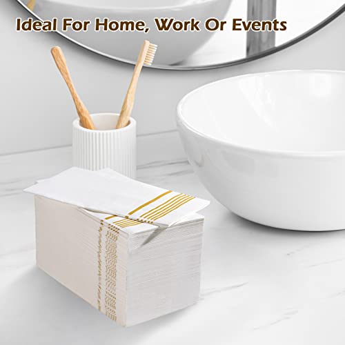 200 Pack Paper Napkins Guest Towels Disposable Premium Quality 3-Ply Dinner Napkins Disposable Soft, Absorbent, Party Napkins Wedding Napkins For Kitchen, Parties, Dinners Or Events #TOP3