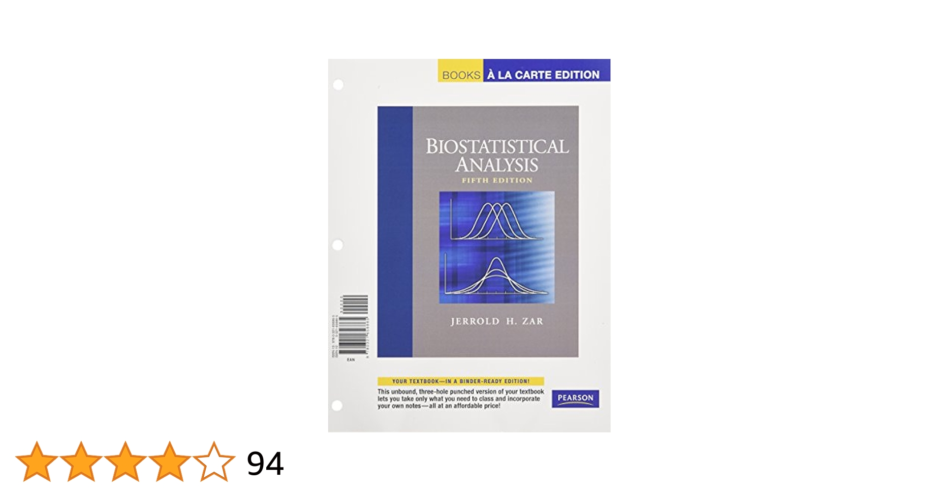 語学・辞書・学習参考書 Biostatistical Analysis (5th Edition) Biostatistical Analysis: Pearson New International Edition