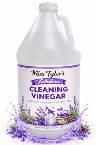 Miss Tyler's Fabulous All Purpose Cleaning Vinegar with Pure Lavender and Pine Oils, 128 Fluid Ounces