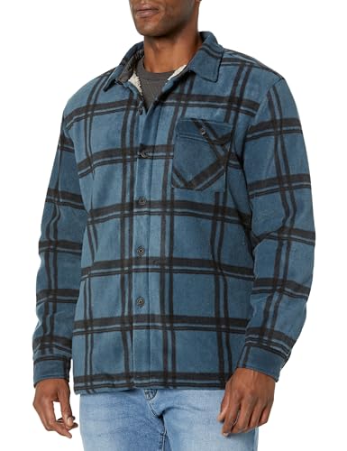 UNIONBAY Men's Woodsman Microfleece Lined Flannel Shirt Jacket