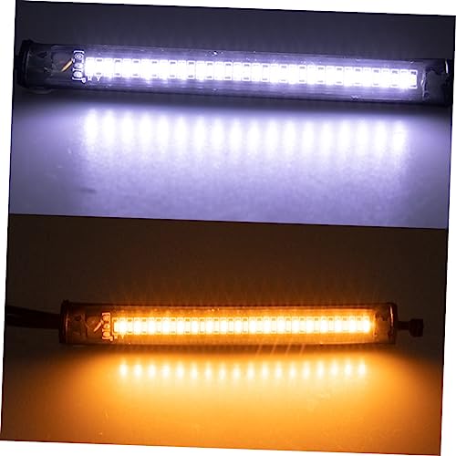 SHERCHPRY 2Pcs Motocicleta LED Luzes De Condução Indicador Universal LED Luzes Da Placa De Licença M