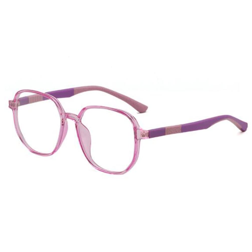 star shop Children's Anti Blue Light Glasses Frame Silicone Leg Eye Protection Children's Flat Lens Eyeglass Frame