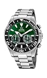 JAGUAR Reloj Hombre J888/E Nueva I-Size Caja de Acero Inoxidable Plateado Correa de Acero Inoxidable Plateado