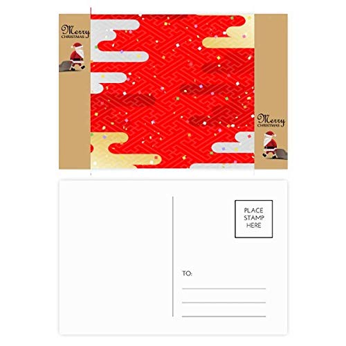 Cartes postales nuages rouge pour écrire facilement à ses proches et amis
