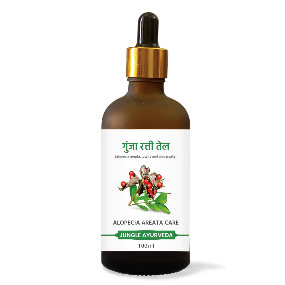 Gunja Ratti Pure & Natural Hair Oil for Alopecia & Scalp Therapy | Alopecia Areata & Beard Growth Oil for Men and Women-image-12