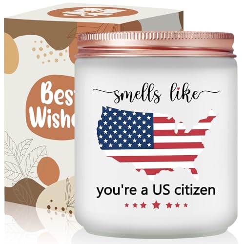 New Citizen Celebration Candle