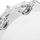 【Instrument für mehrere Zwecke】Perfekt für Gesangs- und Tanzbegleitung, sowie Instrumentalmusik-Ensembles, dieses Tamburin bietet Vielseitigkeit in verschiedenen musikalischen Umgebungen. Es ermöglicht Spielern, ihre Kreativität zu entfesseln und Rhythmen zu improvisieren, was den Auftritten Tiefe und Spannung verleiht.