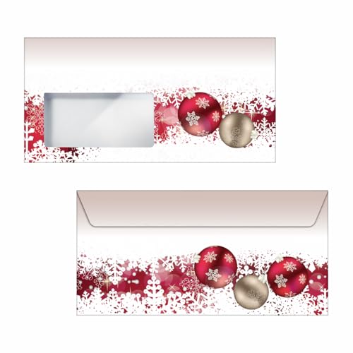 SIGEL DU049 Buste Da Lettere Natale, Winter Chalet, DL (110x220 Mm - 3