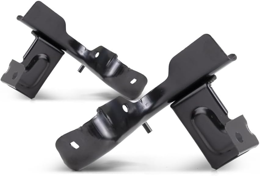 For Toyota Tacoma 1998 1999 2000 Bumper Bracket Driver and Passenger Side | Pair | Front | 4WD/2WD and Pre-Runner | Steel | Replacement For TO1066129, TO1067129 | 5201204050, 5201104050