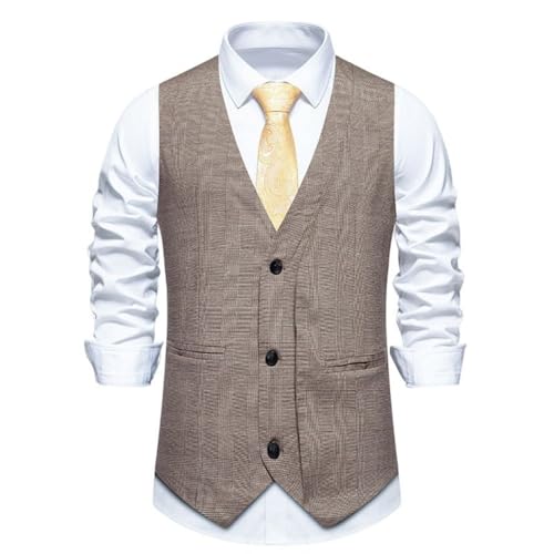 Chaleco de traje de pata de gallo para caballero ideal para bodas de día y eventos de gala