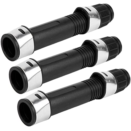 Plplaaoo 3PCS Black ACS Fishing Reel Seat–Spinning Reel Seat for Freshwater & Saltwater, Corrosion Resistant, Ergonomic Design, Ideal for Rod Building & Repair, Fishing Rod Reel Seat Replacement(18)