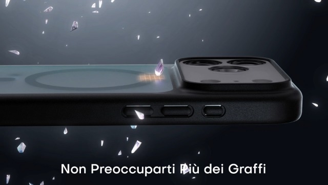 FNTCASE Cover Magnetica per iPhone 17e: per iPhone 16E custodia e 1 Pellicole in Vetro Temperato, opaca di grado militare, sottile, antiscivolo, resistente, antiurto (Nero