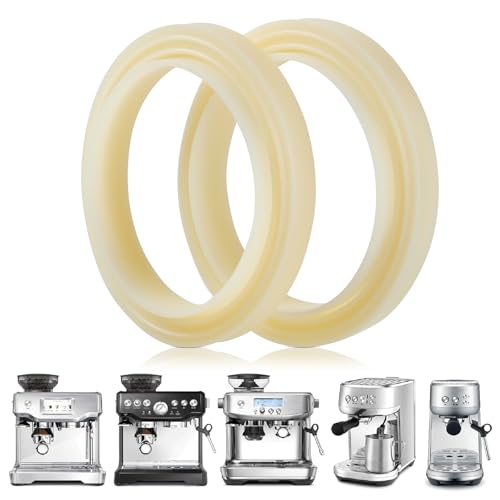 2PCS 54mm Silicone Steam Ring for Breville Espresso Machines (878/870/860/880/810/840/450/500) & Sage Models (880/878/875/870/810/500), BPA-Free Leak-Proof Replacement Accessory