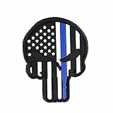 Shellback Tactical Thin Blue Line Punisher PVC Patch