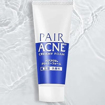 Lion Pair Ance Creamy Foam Anti- Acne Cleansing Cream Facial Cleanser for Adult 2.82 oz(80g) Set Of 2 Japanese Face Cleanser Face Wash