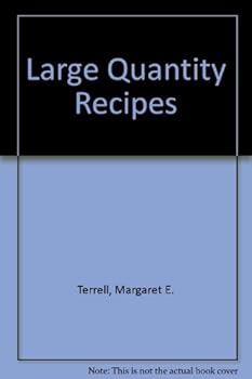 Hardcover Large quantity recipes Book