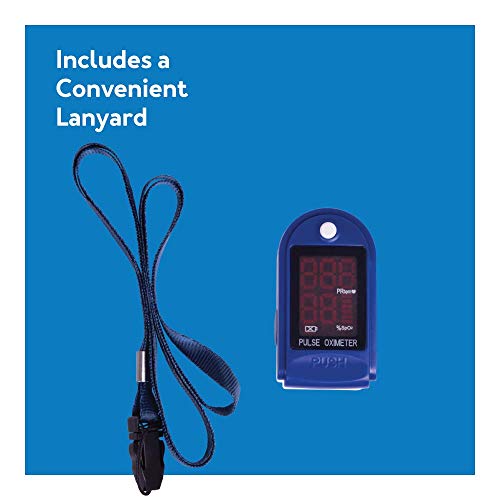 Roscoe Medical Finger Pulse Oximeter Oxygen Saturation Monitor - Pulse Ox Fingertip O2 Monitor For Pediatric And Adult - Sports And Aviation Use Only #TOP4