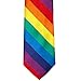 tiemart Striped Tie (Rainbow)