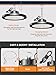 ONLYLUX UFO LED High Bay Lights 5000K 150W 6 Pack, Led Shop Lights Commercial Bay Lighting for Garage Workshop Warehouse, Super Bright Daylight, 22500 LM, 120V, Power Cord Included