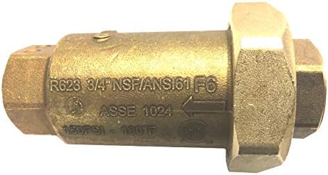 Dual Check Valve 3/4" US Pipe Size