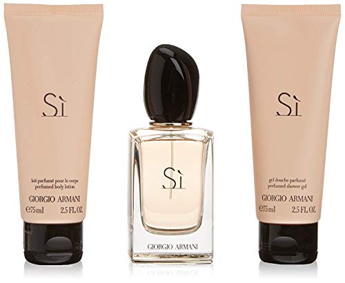 ARMANI SI EDP 50 ML + B/L 75 ML + GEL DUCHA 75 ML SET REGALO