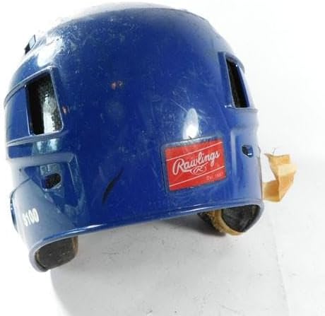 Rawlings S100 Jays Game Worn Used Size 7 1/4 Batting Helmet DM84761 - MLB Game Used Helmets