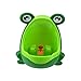 Wonque - Orinal infantil de pared con diseño de rana, para enseñar a los niños a orinar de pie, 1 unidad, polipropileno, Verde, 30*21*17CM