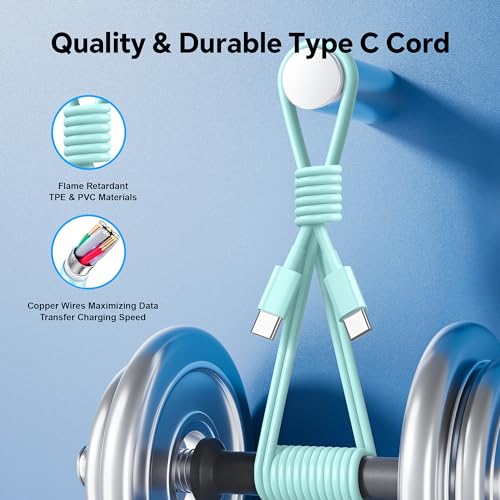 Compatible with iPhone 17 15 Charger Fast Charging, 3Pack 20W USB C Charger Block with 60W USB C to C Cable 6FT, Type C Cord Compatible with iPhone 17/16 Plus/Pro Max/Pad Pro/Samsung S23/Android — view 4