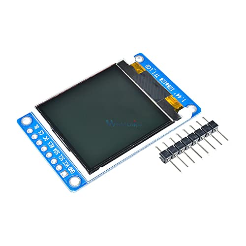 1.44" inch Serial 128x128 ST7735S Full Color TFT LCD Display Module 8 Pin SPI Serial Interface Replace OLED 3.3V Power Input